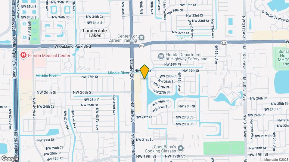 2719 NW 39th Terrace Map and Location Details