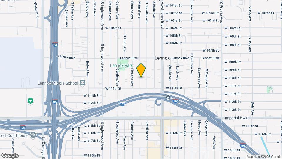 11014 Mansel Ave, Unit 11014.5 Map and Location Details
