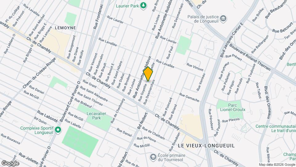 2326 Gamache Rue Map and Location Details