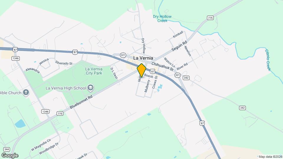 206 McCoy Map and Location Details