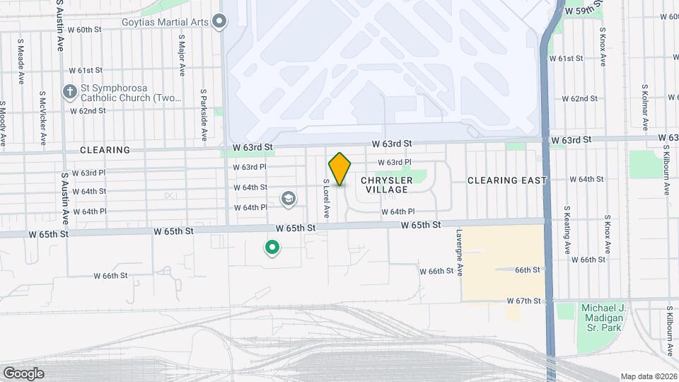 6404 S Lockwood Ave Mapa y Detalles de la Ubicación
