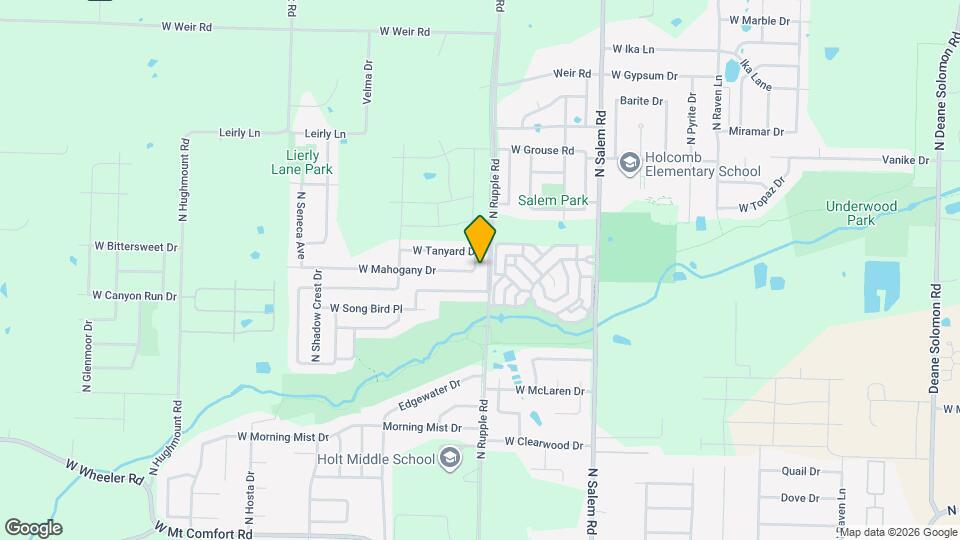 3739 W Mahogany Dr Map and Location Details