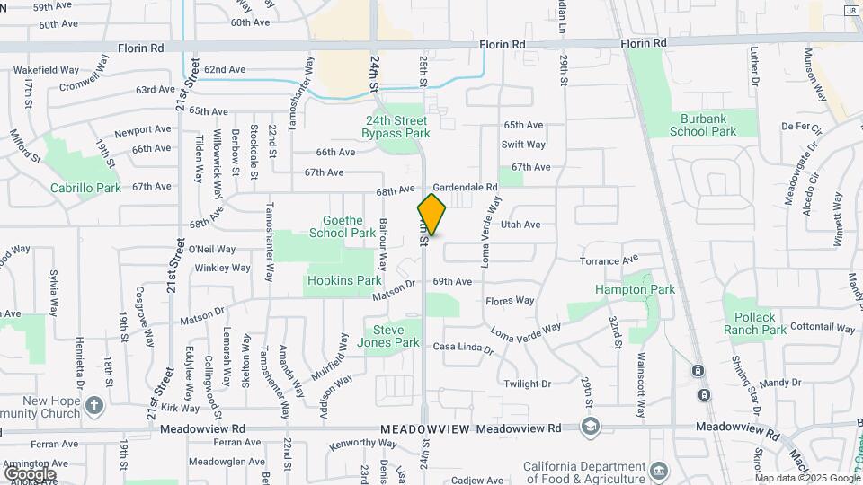 7465 24th St Map and Location Details