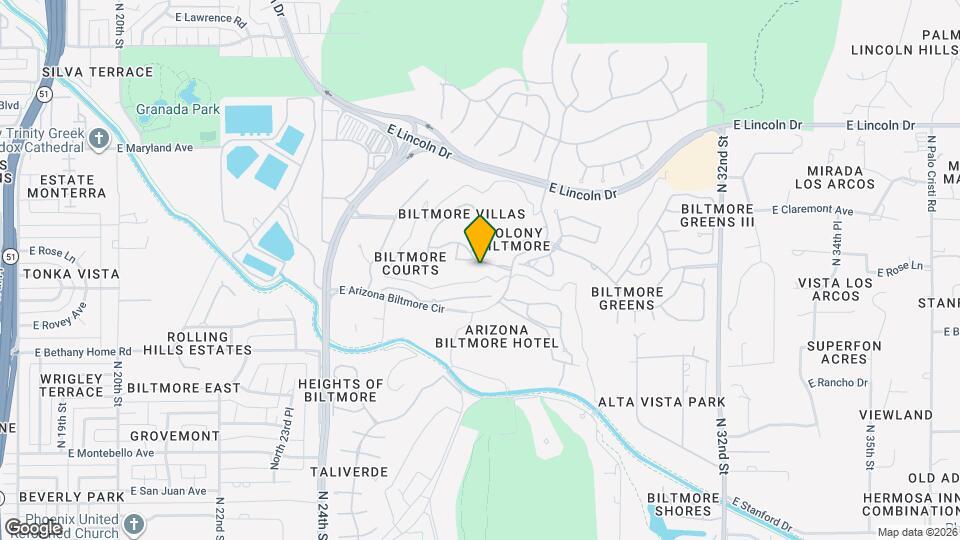 2939 E Rose Ln Mapa y Detalles de la Ubicación