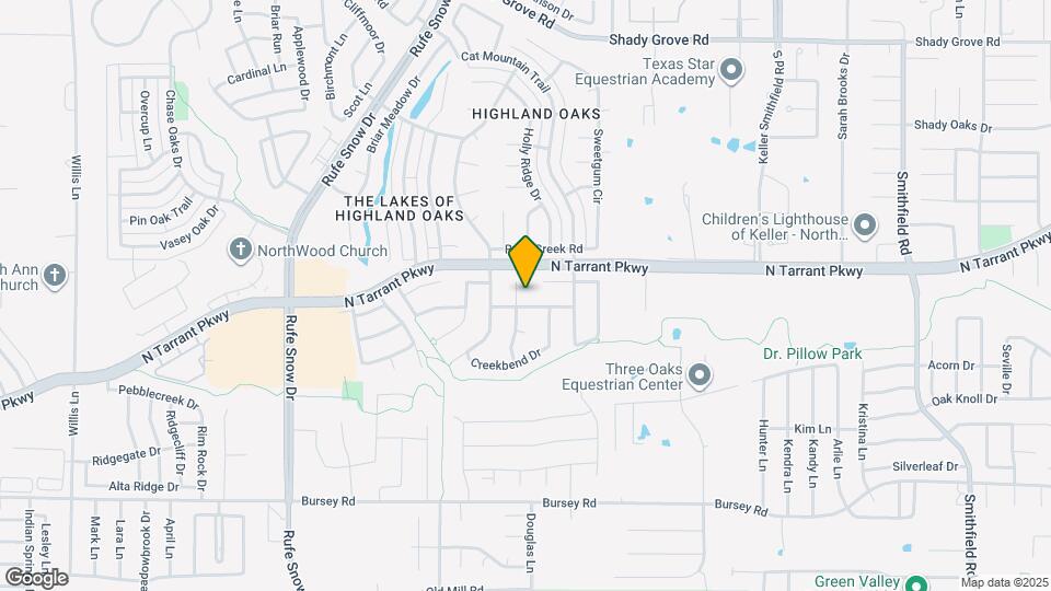 1607 Spring Creek Ct Mapa y Detalles de la Ubicación