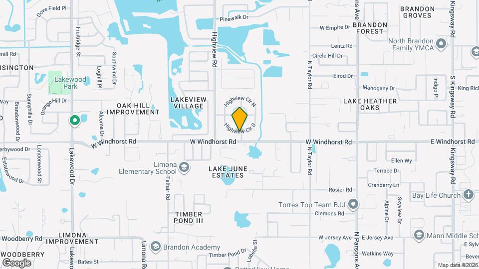 601 Highview Terrace S Map and Location Details