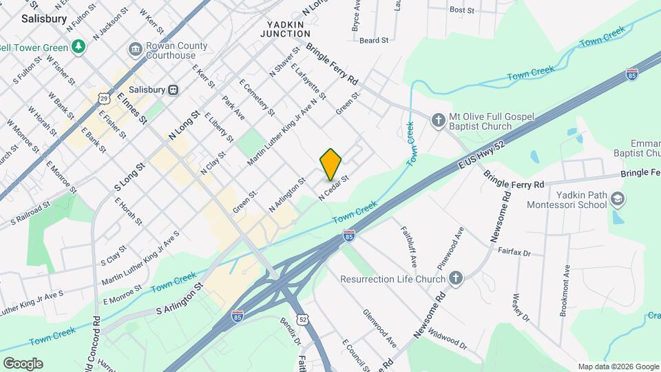 42 N Cedar St Map and Location Details