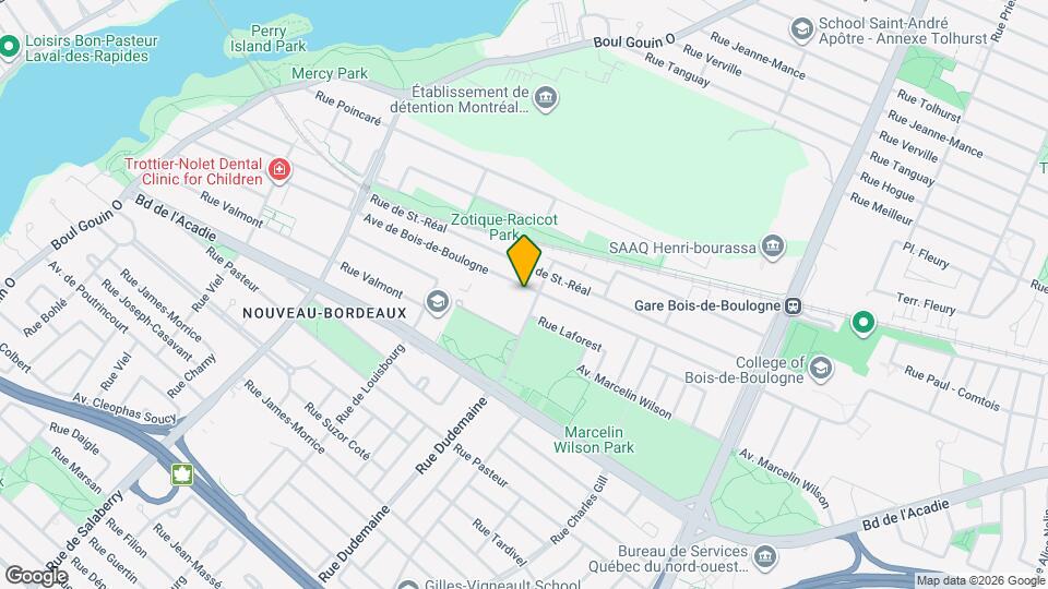 11760 Du Bois-De-Boulogne Av Map and Location Details