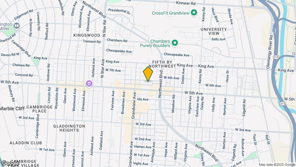 1345 W 6th Ave Mapa y Detalles de la Ubicación