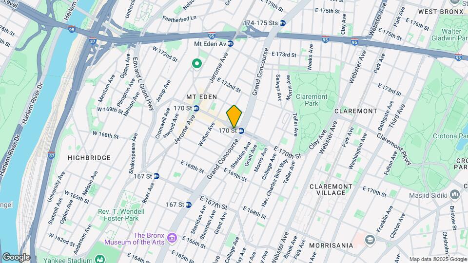 1401 Grand Concourse Map and Location Details