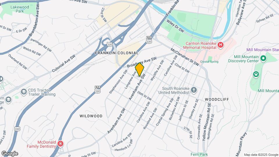 2429 Avenham Ave SW Map and Location Details