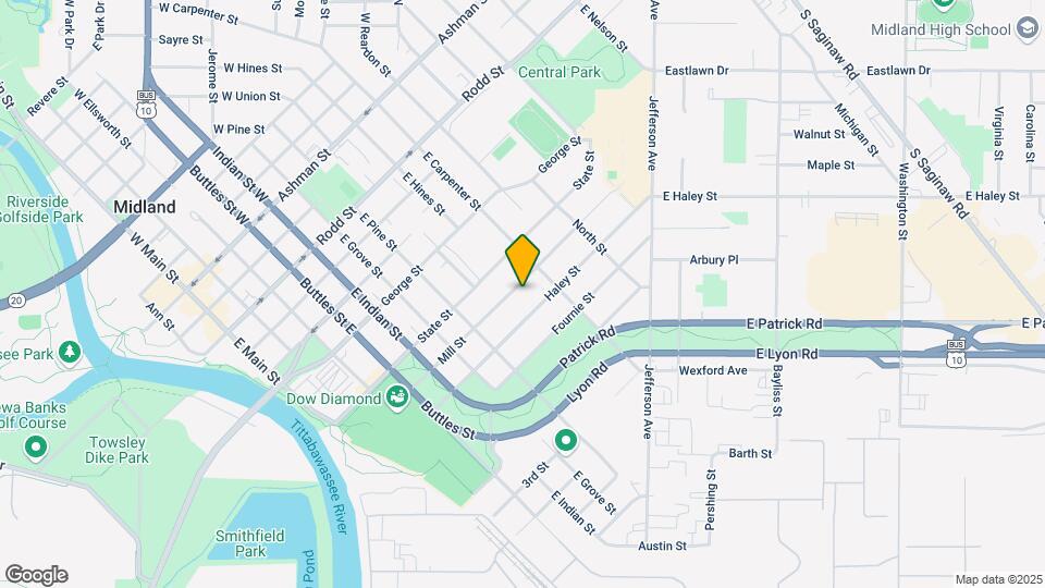 820 Mill St Mapa y Detalles de la Ubicación
