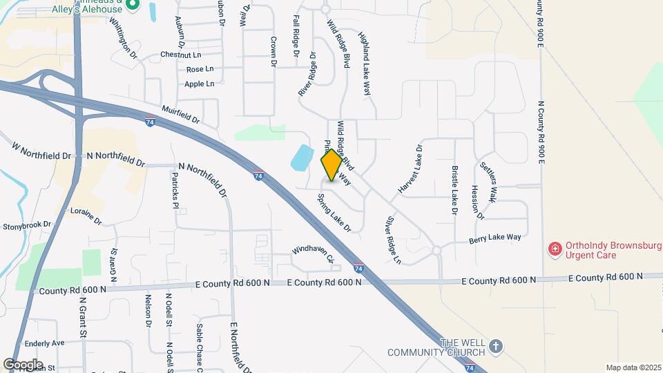 975 Needle Ridge Ln Map and Location Details