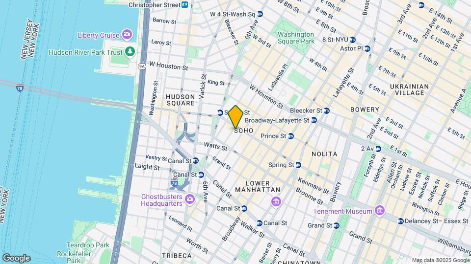 80 Thompson St Map and Location Details