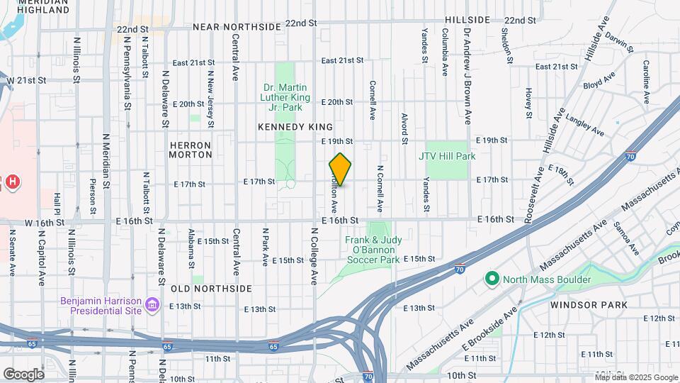 1641 Carrollton Ave Map and Location Details