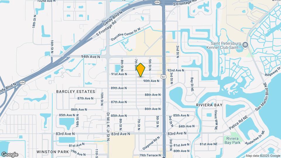 619 90th Ave N Mapa y Detalles de la Ubicación