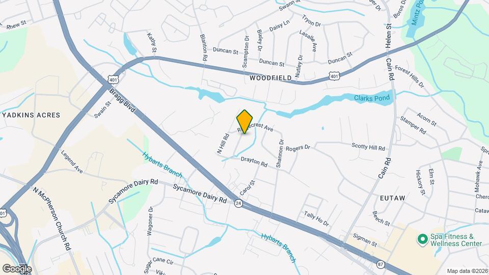 922 Brookhaven Dr Map and Location Details