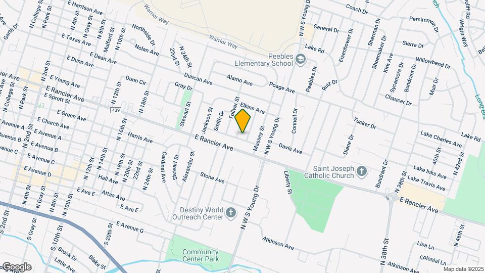 1905-1907 Wood Ave Map and Location Details