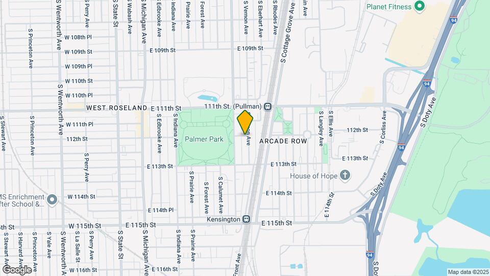 11200 S Vernon Ave Mapa y Detalles de la Ubicación