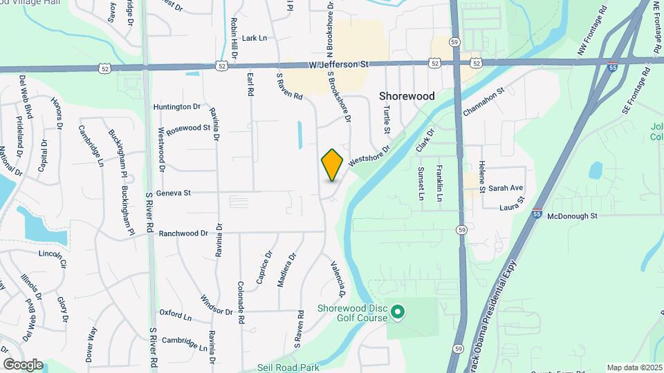 721 Westshore Dr Map and Location Details