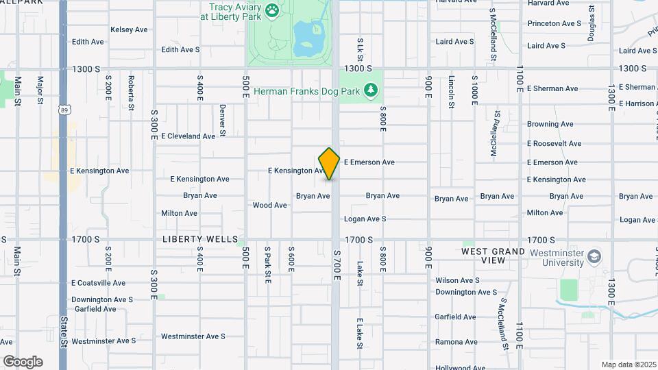 1538 S 700 E Map and Location Details