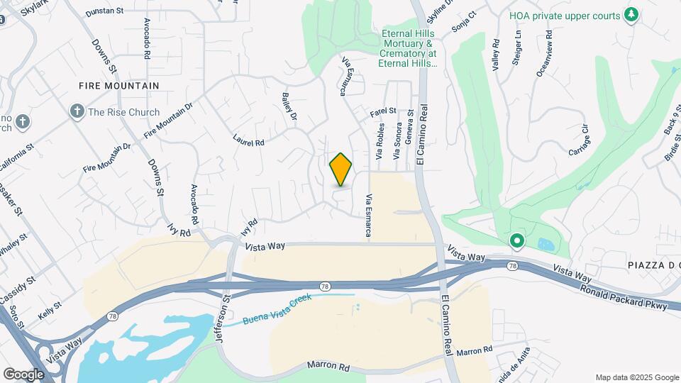 2536 Woodlands Way Map and Location Details