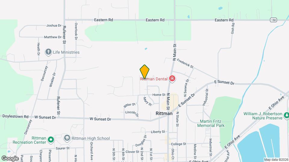 317 Villa St Map and Location Details