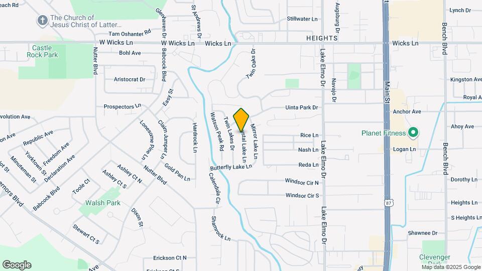 1298 Crystal Lake Ln Map and Location Details