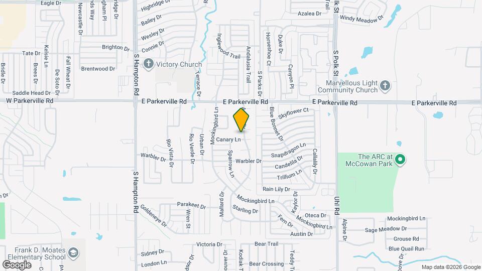 509 Canary Ln Map and Location Details