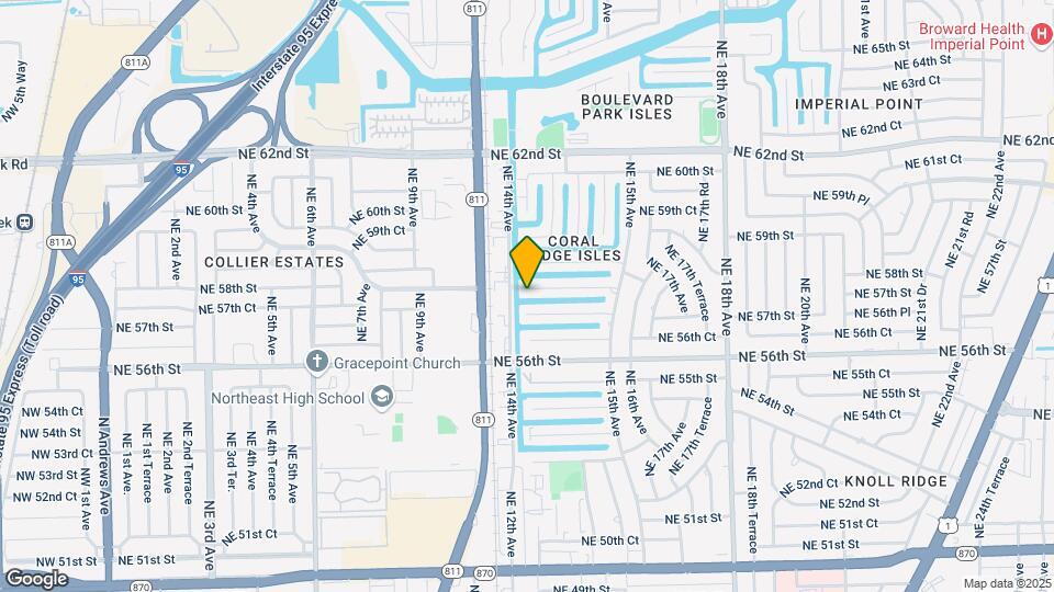 1400 NE 57th Ct Map and Location Details