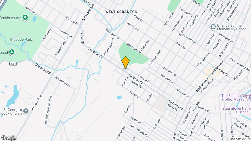 1824 Luzerne St Map and Location Details