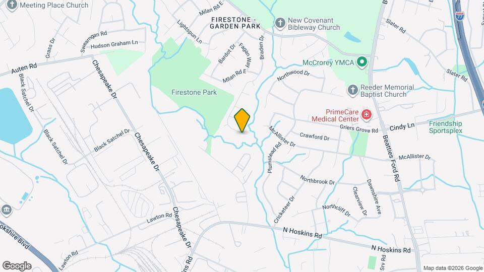 3219 Braden Dr Map and Location Details