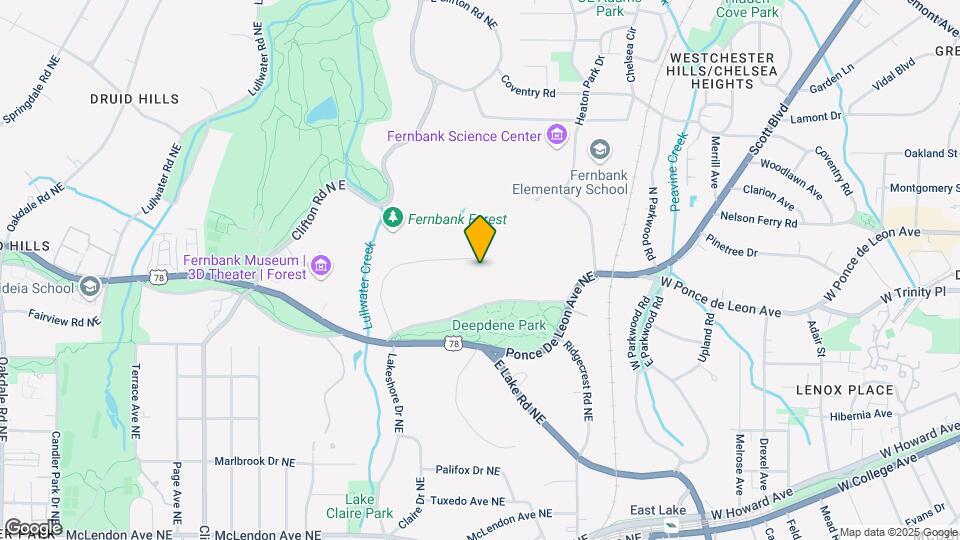 943 Barton Woods Rd NE Map and Location Details