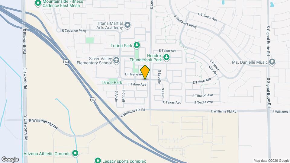 9922 E Tahoe Ave Map and Location Details