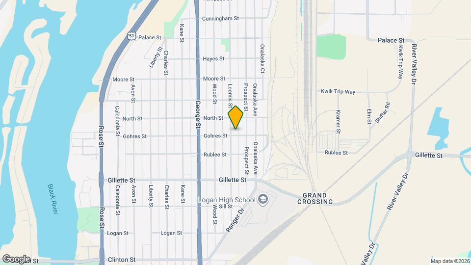 1800 Loomis St Map and Location Details