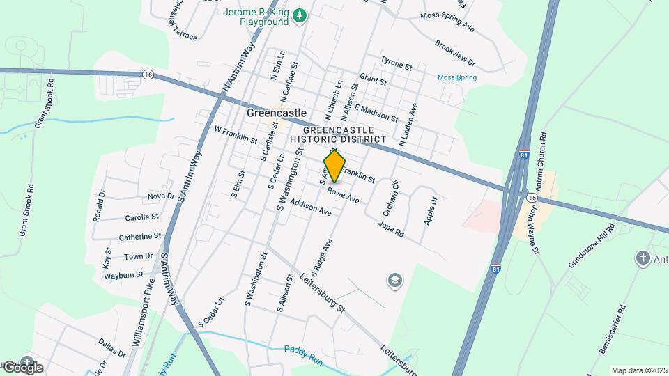 228 Rowe Ave Map and Location Details