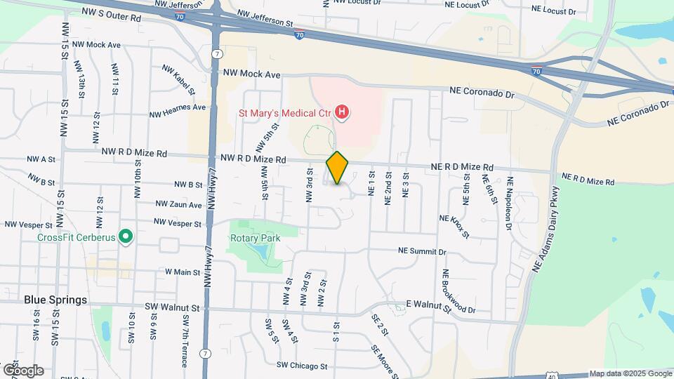 573 NW Valleybrook Rd Map and Location Details