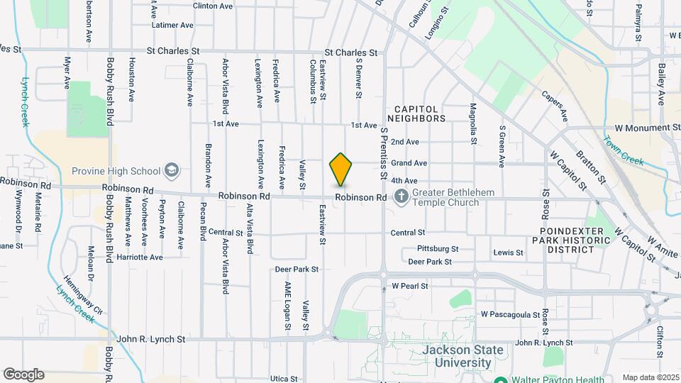 1704 Robinson St Map and Location Details