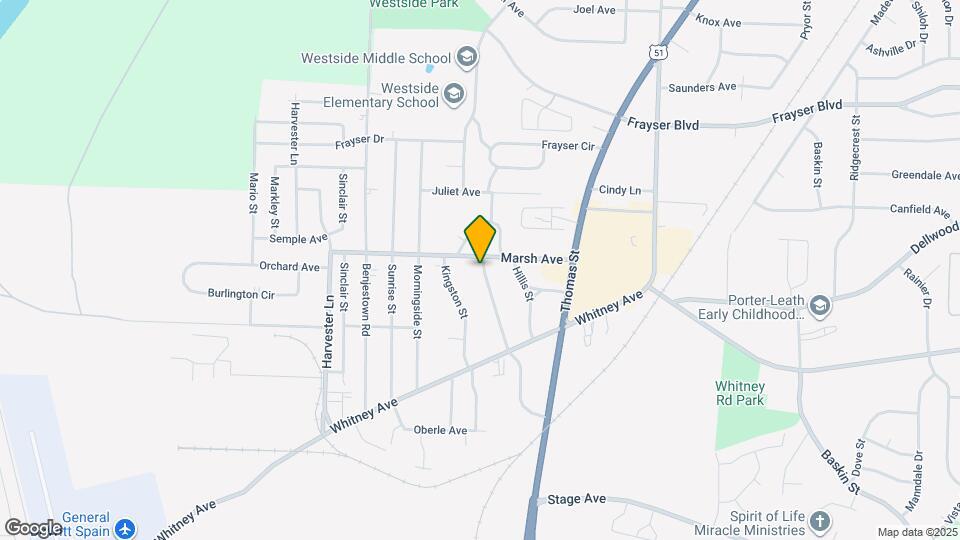 3147 Northgate St Map and Location Details