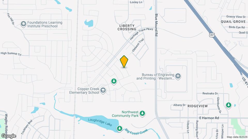 8921 Bison Creek Dr Map and Location Details