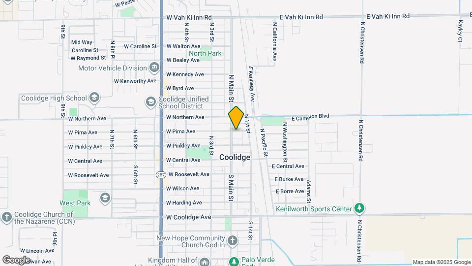 143 W Pima Ave Map and Location Details