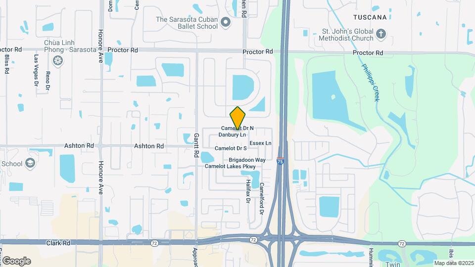 5859 Danbury Ln Map and Location Details