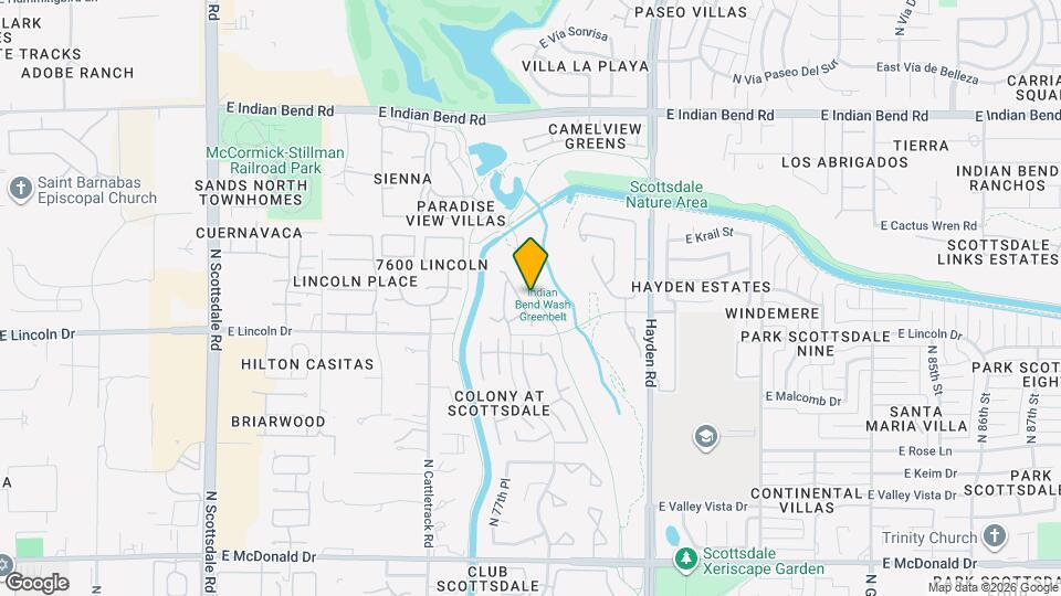 7800 E Lincoln Dr, Unit 2079 Mapa y Detalles de la Ubicación