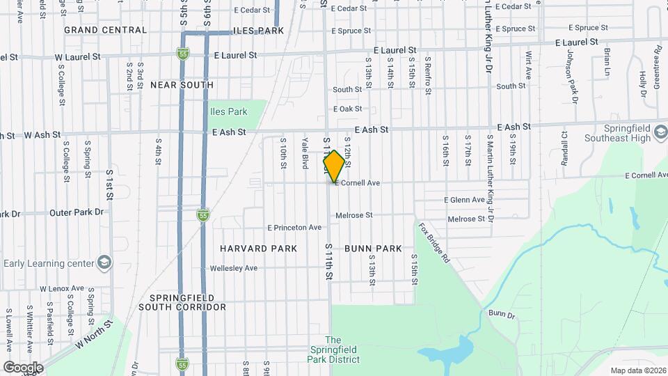 2204 S 11th St Map and Location Details