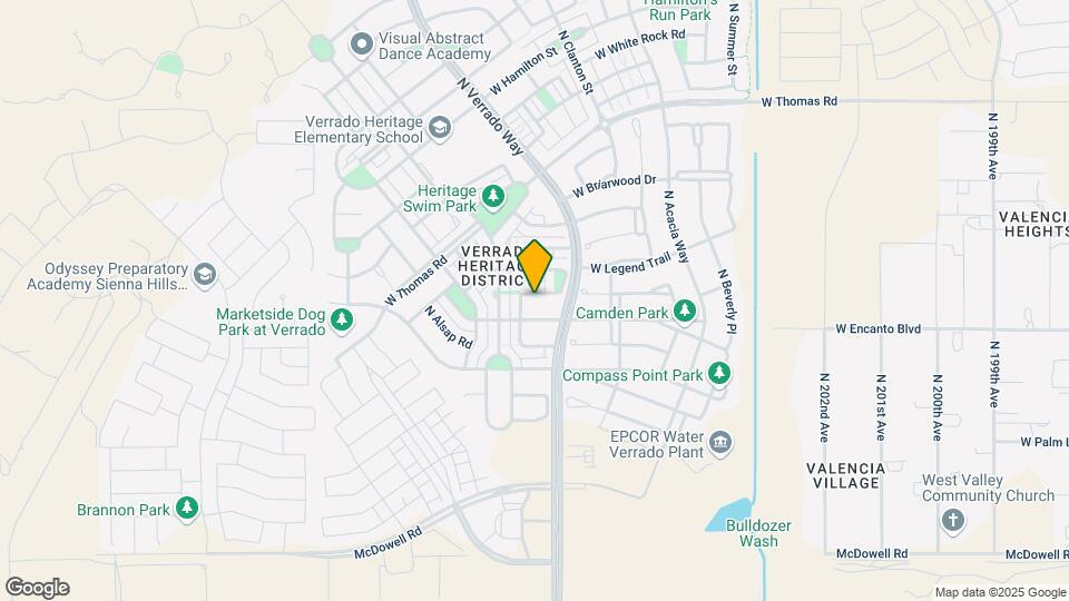 20737 W Valley View Dr Mapa y Detalles de la Ubicación