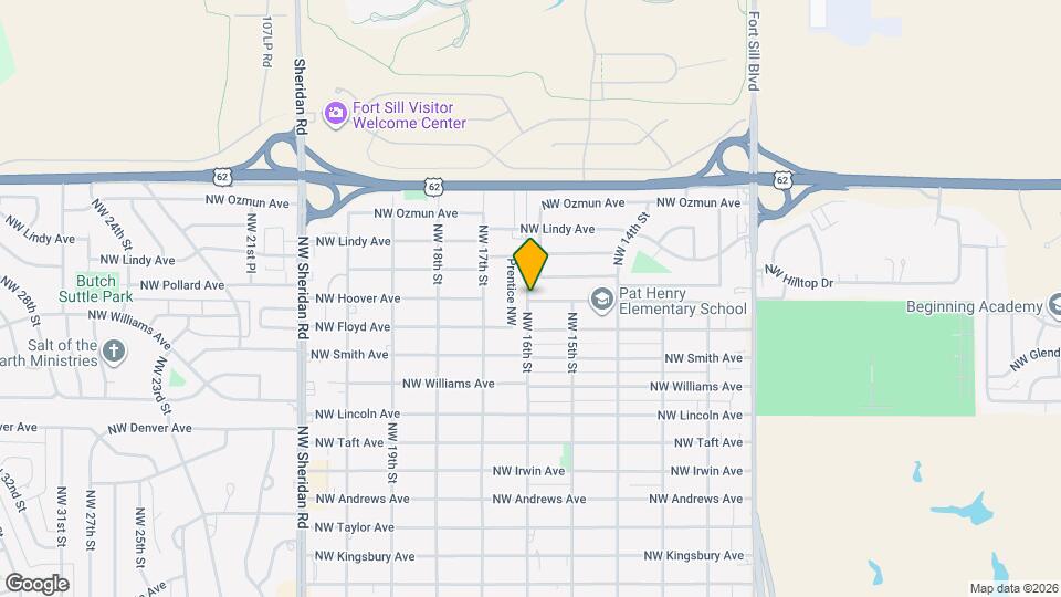 1437 NW Hoover Ave Map and Location Details