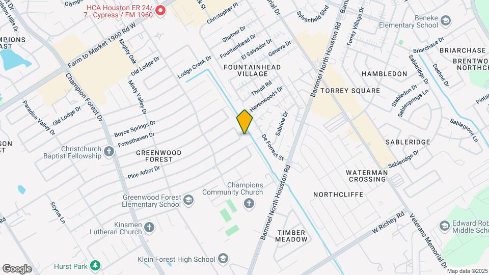 12302 Gaylawood Dr Mapa y Detalles de la Ubicación