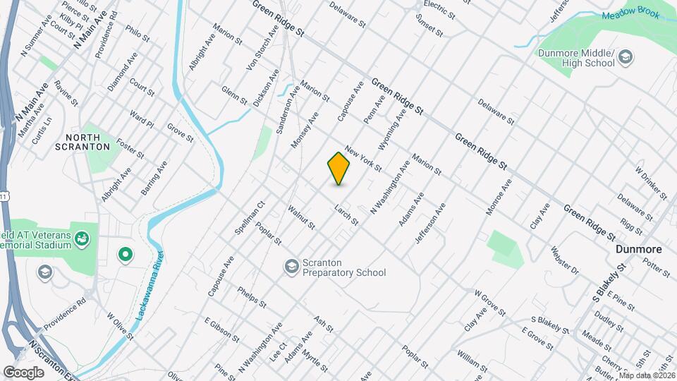 1315-1319 Wyoming Ave Map and Location Details