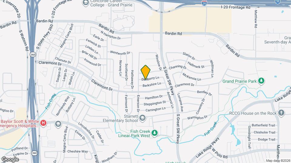 2645 Danberry Ln Mapa y Detalles de la Ubicación