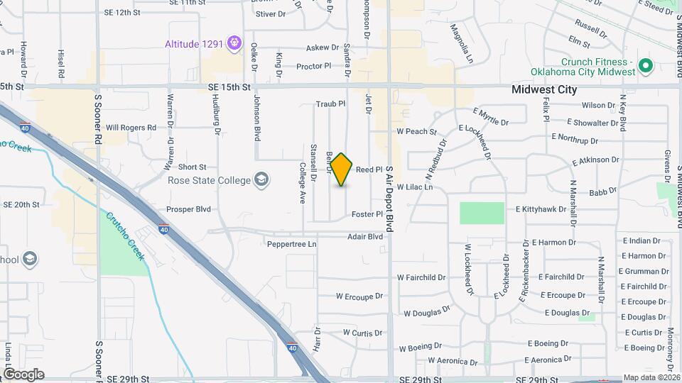 815 Sandra Dr Map and Location Details